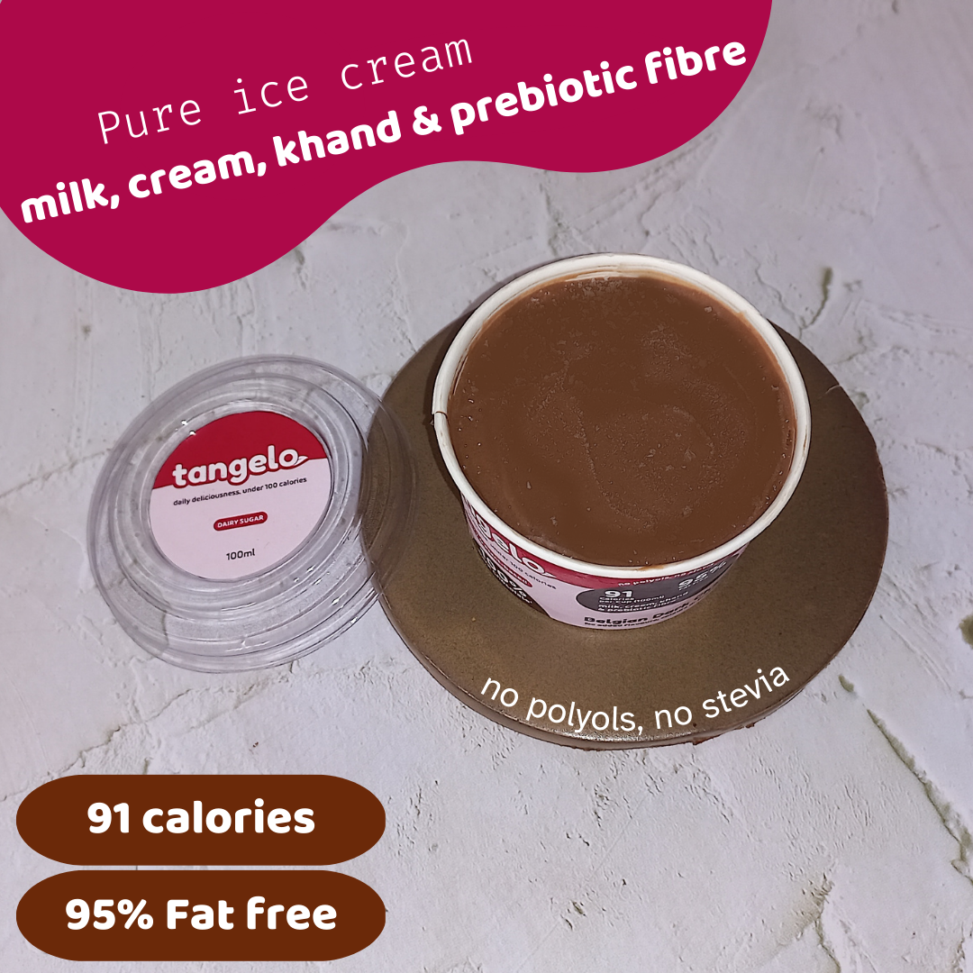 Belgian Dark Chocolate (Dairy Sugar ice cream)