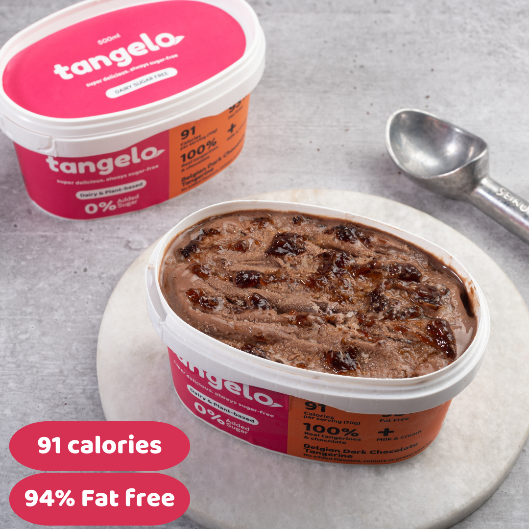Belgian Dark Chocolate & Tangerine (Dairy Sugar Free)