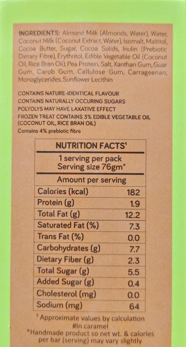 Salted Caramel Chocobar (Vegan & No Added Sugar)