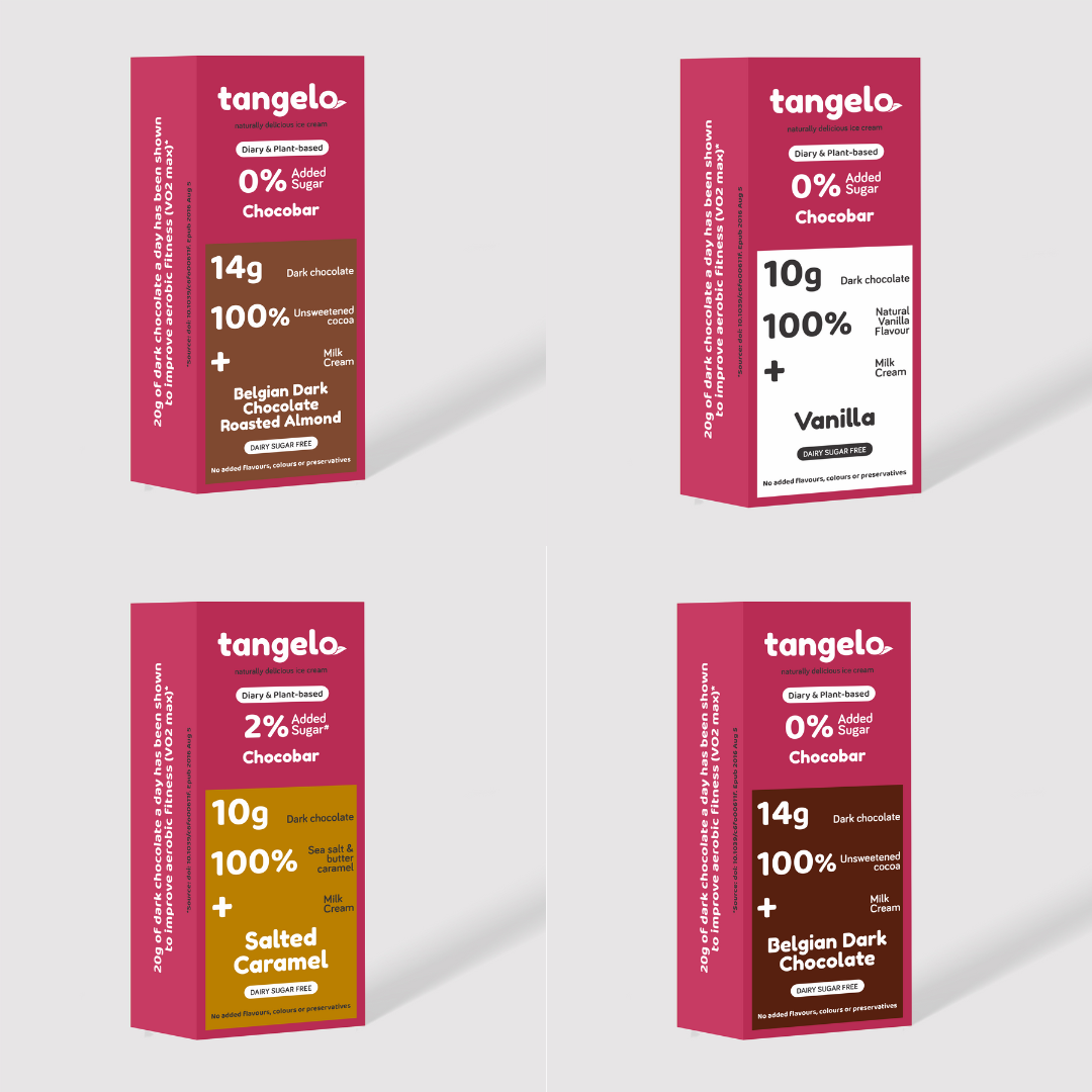 Party Combo - Set of 4 Chocobars (No Added Sugar & Dairy)