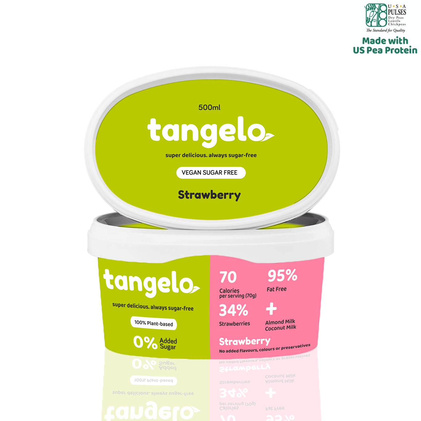 Strawberry (Vegan) Ice cream by Tangelo