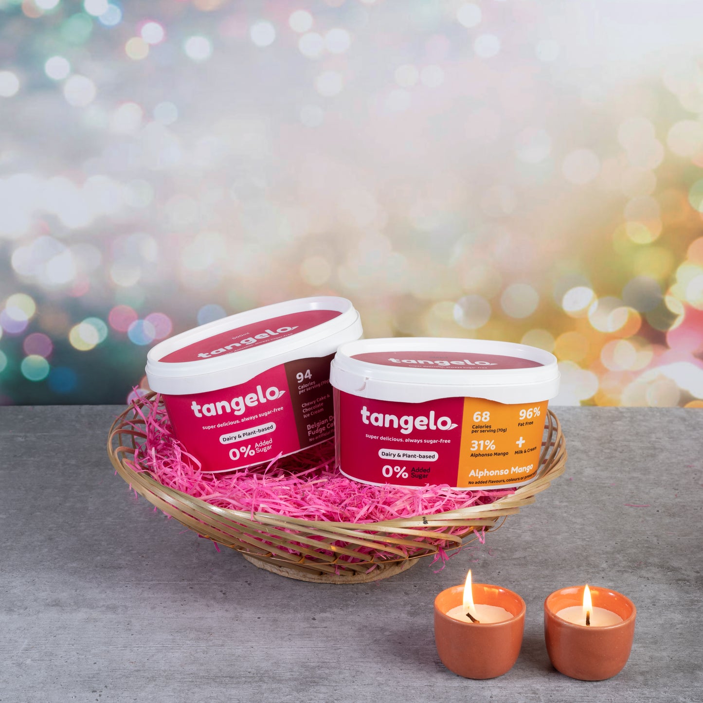 Choice of 2 Tubs (500ml each) - Gift Basket DAIRY