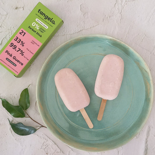 Pink Guava Sorbet Popsicle (Vegan ICE CREAM)