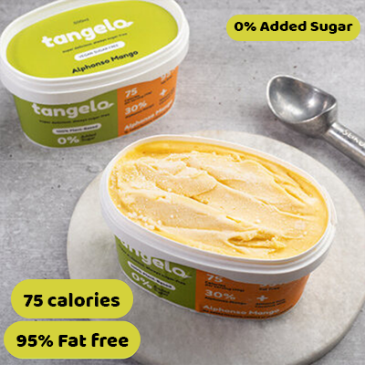 Alphonso Mango Tub (Vegan and Sugar Free ice cream) 
