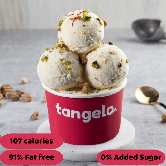 Kesar Pista Kulfi  (Sugar-Free & Dairy)