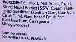 Summer Berry Yogurt (Dairy)