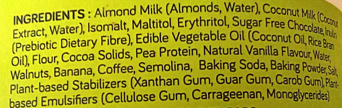 Vanilla Brownie (Vegan & No Added Sugar)