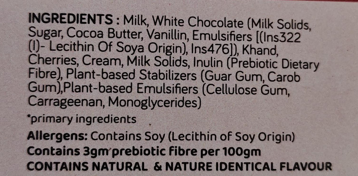 White Chocolate Cherry (Dairy)