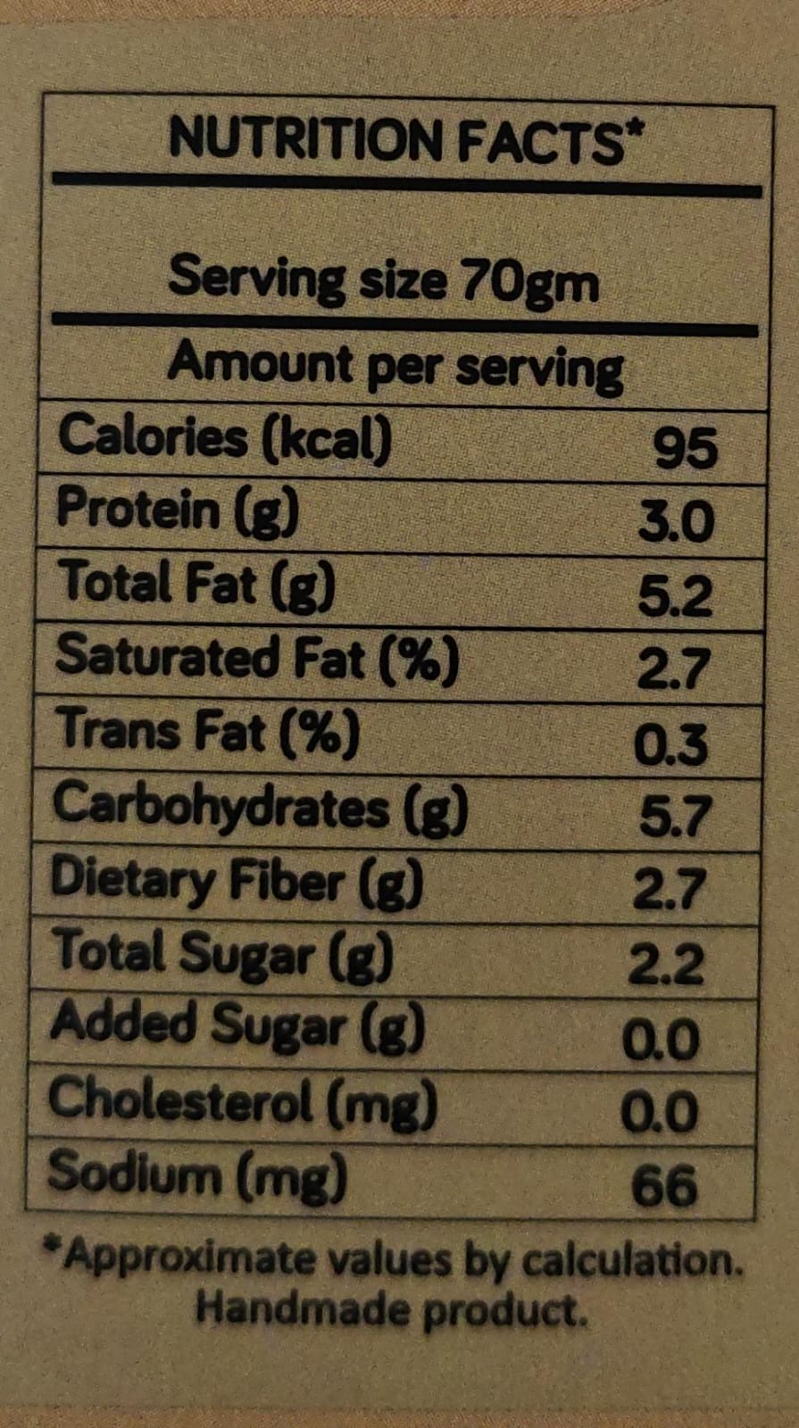 Vanilla Brownie (No Added Sugar & Dairy)