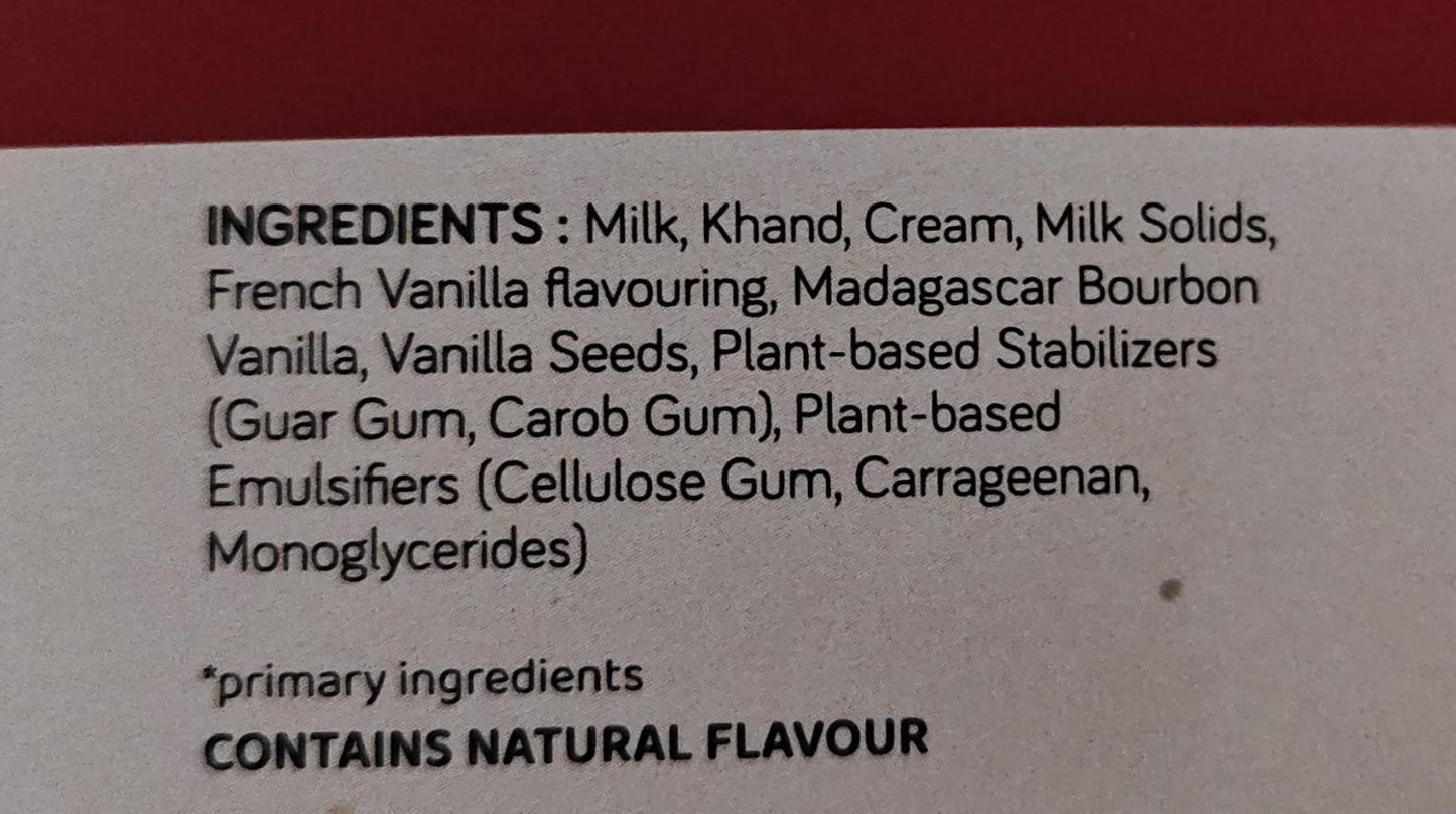 French Vanilla Bean (Dairy)