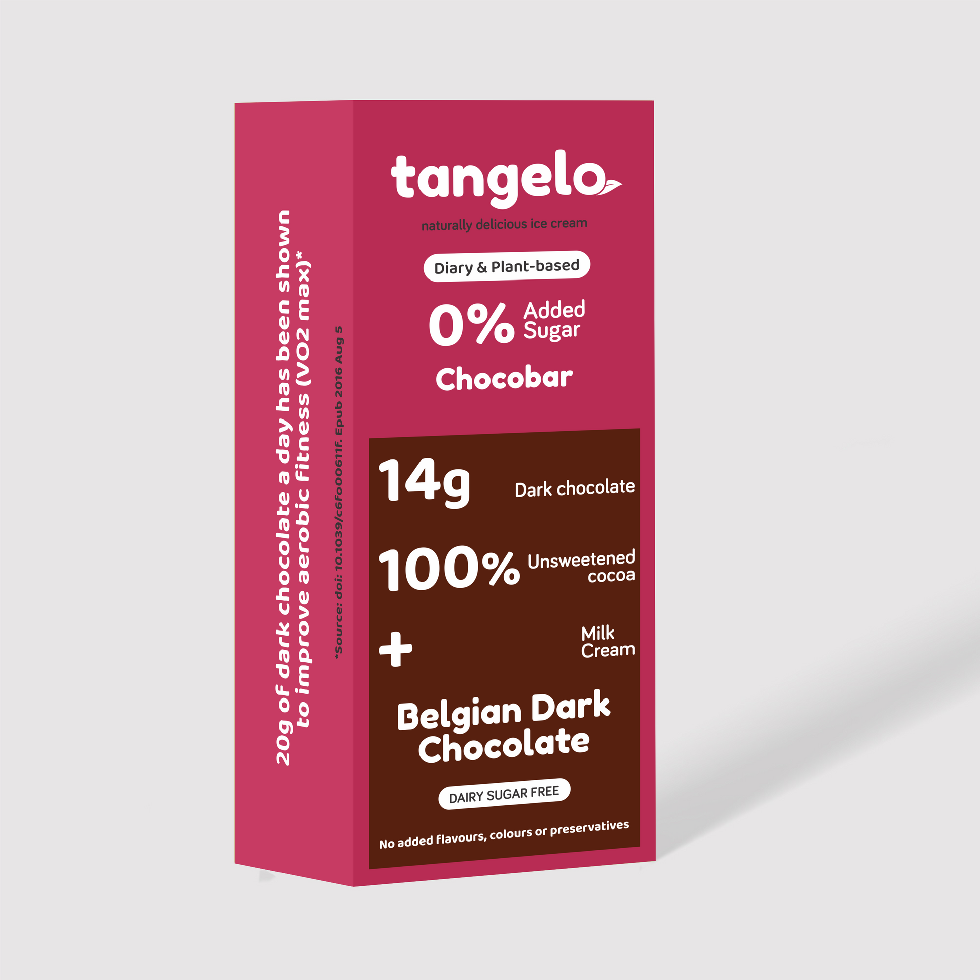 Belgian Dark Chocolate Chocobar Box (Dairy)