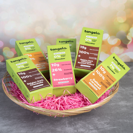 6 Assorted Chocobars - Gift Basket VEGAN
