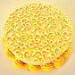 Alphonso Mango Ice Cream Cake (Dairy icecream cake) from above