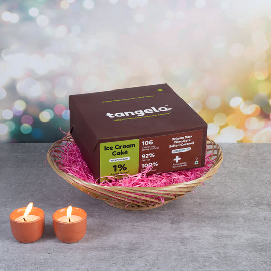 Choice of Ice Cream Cake - Gift Basket VEGAN by Tangelo Ice Cream