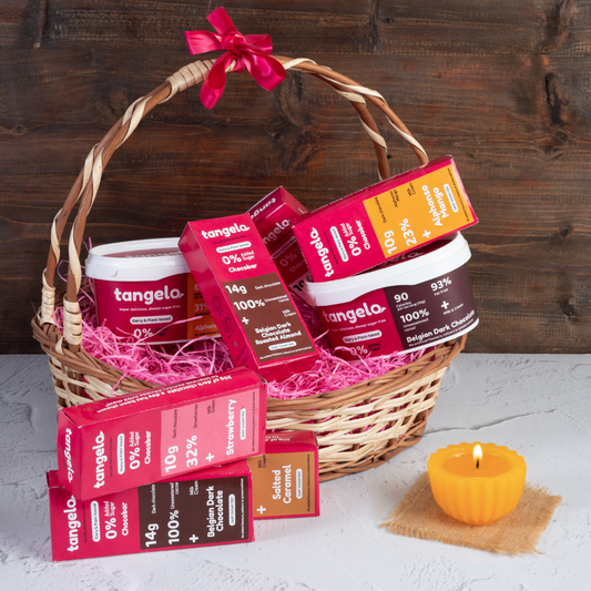 6 Assorted Chocobars & Choice of 2 Tubs (500ml each) - Gift Basket DAIRY